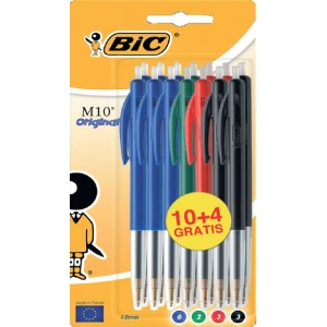 Balpen BIC 10+4 assorti